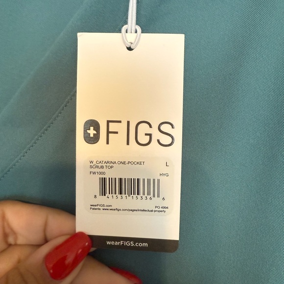 Figs Hydrogreen Catarina Scrub Top - Picture 2 of 2